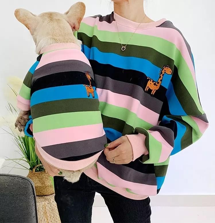 Dog and Owner Matching Hoodies Dog and People Matching Clothes Long Sleeve Sweatshirt