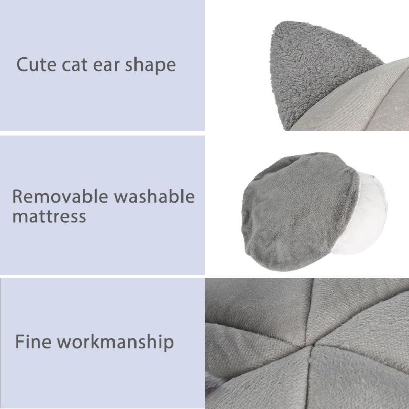 New Cat Bed for Cat‘ S House Products Pets Pad Super Soft Pet Tent Cozy Cave Beds