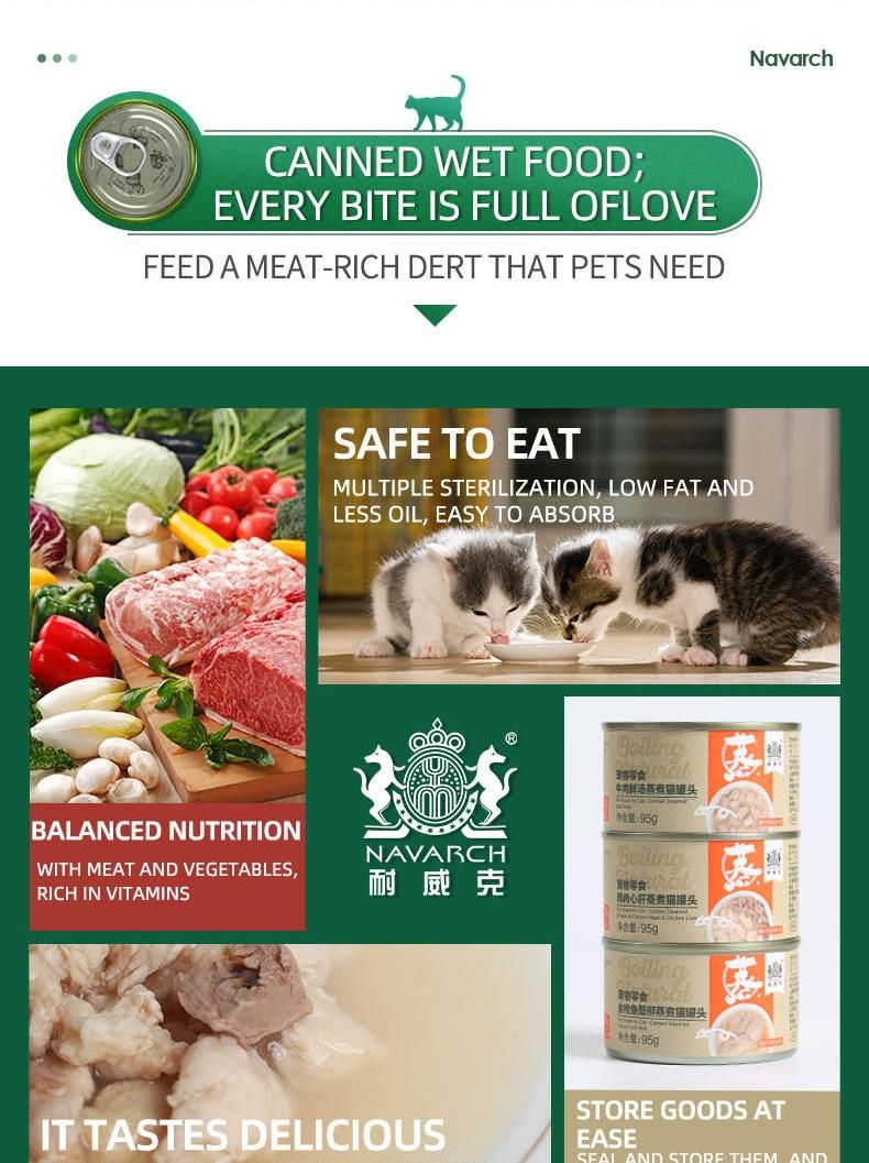 OEM Manufacturer Wholesale Price Pet Treats Food Pouch Healthiest Wet Cat Snack Food