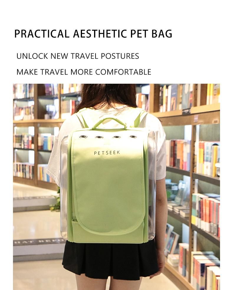 Premium Exquisite Fashion Luxury Breathable Backpack Bag Cat Pet Carrier Dog Products