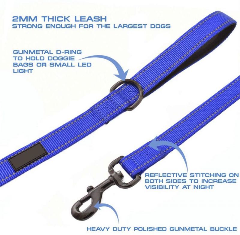Padded Dog Leash Dog Lead Heavy Duty Reflective Leashes