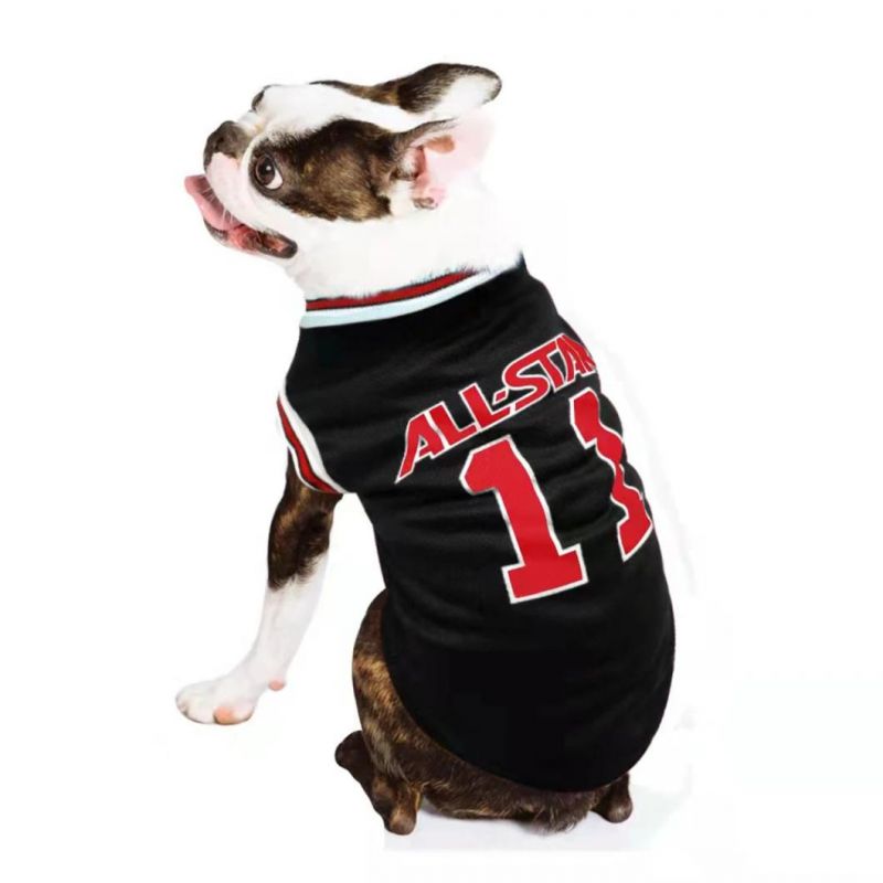 Dog Sports T-Shirt Summer Pet Shirt Cool Basketball Dog Clothes