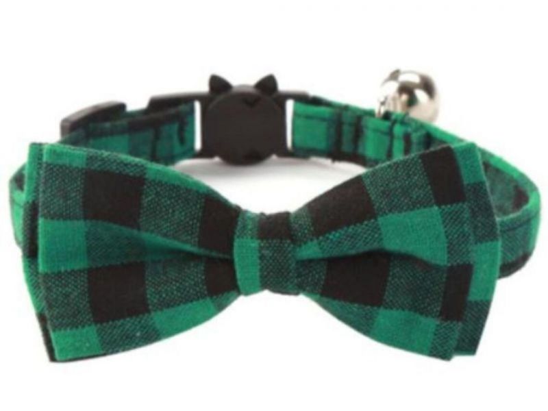 Cat Collar with Bow and Bell Safe Quick Release Breakaway Buckle Cat Gifts & Cat Toys