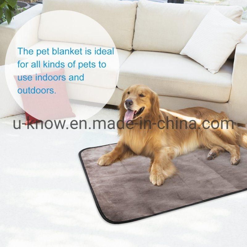 Waterproof Pet Blanket 70X100cmcustom Soft Plush Throw Luxury Fluffy Pet Waterproof Pet Blanket Mat
