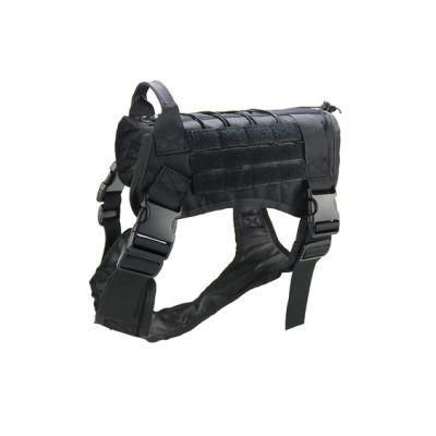Tactical Service Dog Harness Vest Adjustable Militar Working Pet Harness