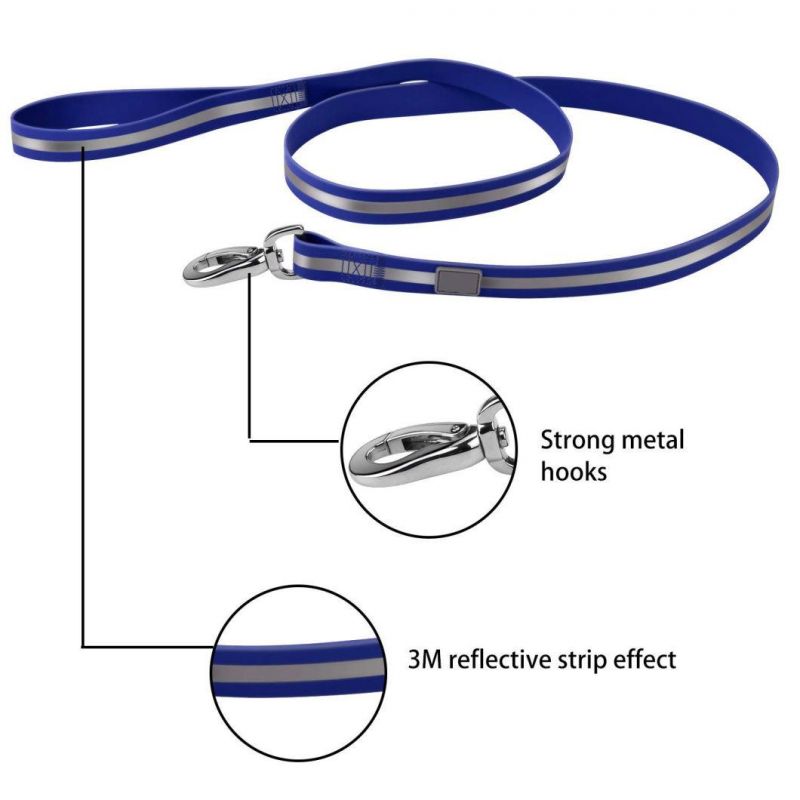 Easy to Clean&4 Feet Long 1 Inch Wide Waterproof Dog Leash Suitable for Small Large and Medium-Sized Pets