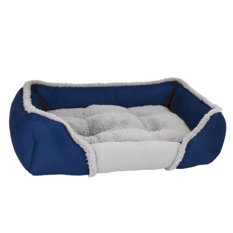 Wholesale Super Soft Fabric Removable Cover Bolster Dog Bed Price Cushion Pet Furniture Accessories Home Products Pets Cat Sleeping Bed Sofa Supply