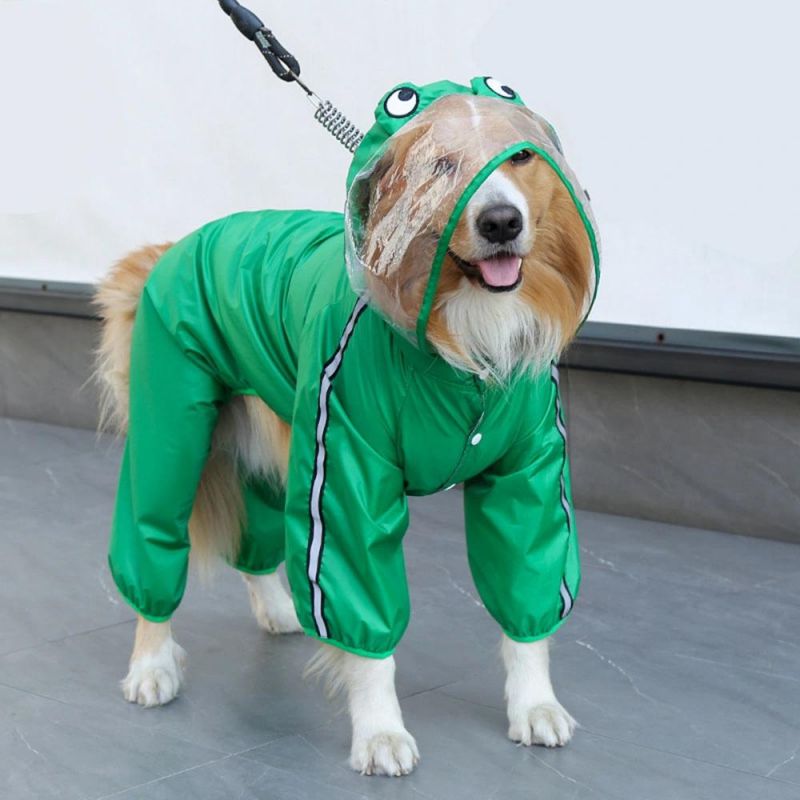 Waterproof Dog Raincoat for Medium Large Dogs Outdoor Pet Clothes