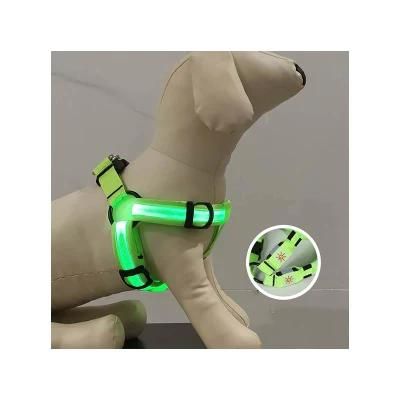 New Style Lighting at Night to Prevent Dogs Get Lost ABS Plastic Dog Harness Leads