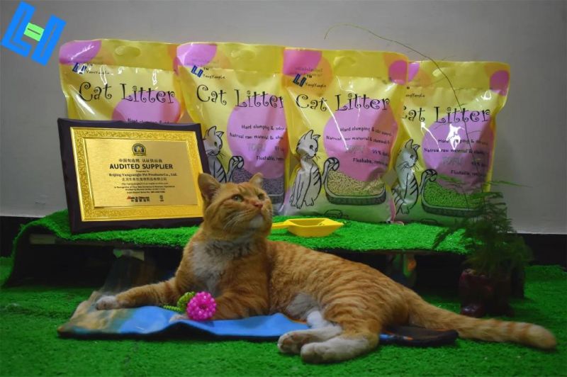 Tofu Cat Litter with Fast Clump