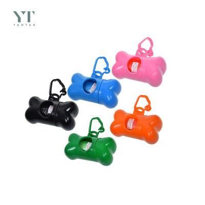 Custom Wholesale Bone Shaped Dog Poop Waste Bag Dispenser Bag Holder