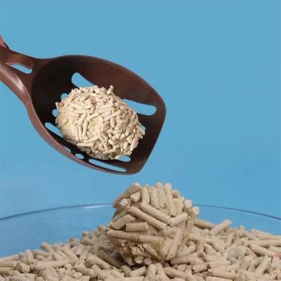 Pet Tofu Cat Litter Soluble in Water Quickly Absorb Water Custom Flavor Flushable Bentonite Tofu Cat Litter