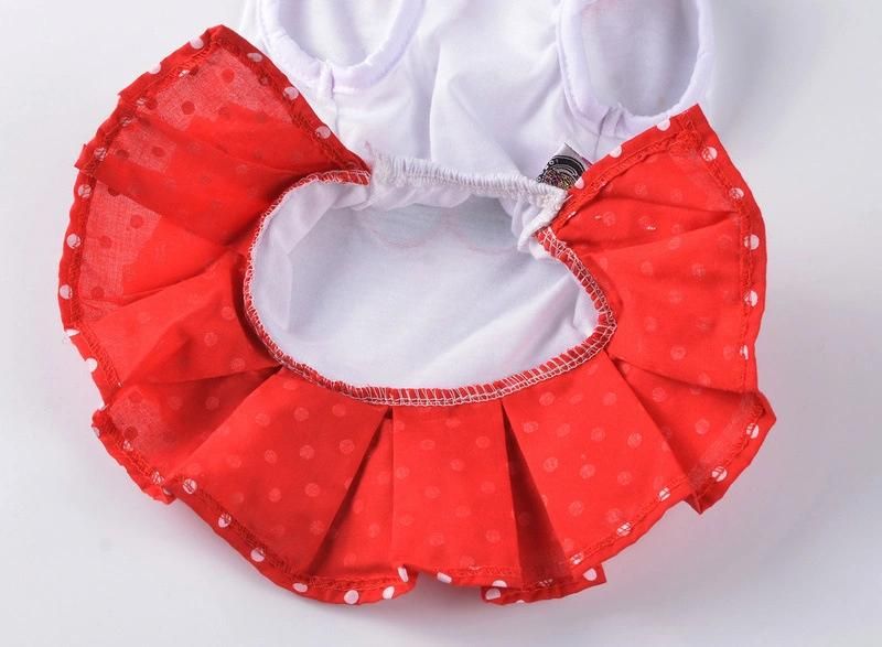Dog Clothes Cat Pet Clothes Supplies Spring Summer Princess Fruit Skirt Cool Breathable Dog Dress Pet Clothes