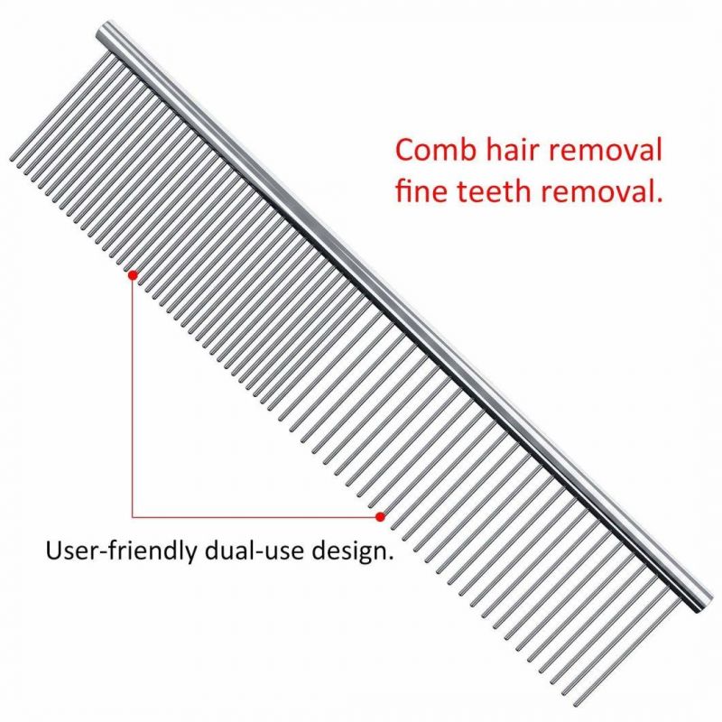 Pet Stainless Steel Grooming Dog Cat Comb Tool