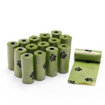 Custom Biodegradable Eco Friendly Dispenser Scented Portable Pet Dog Waste Poop Bag with Holder