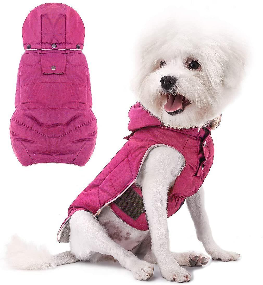 Soft Fleece Lining Warm Winter Coat for Dogs