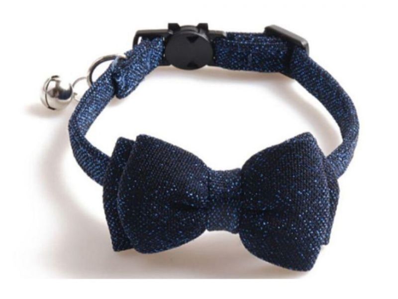 Cat Collar with Bow and Bell Safe Quick Release Breakaway Buckle Cat Gifts & Cat Toys