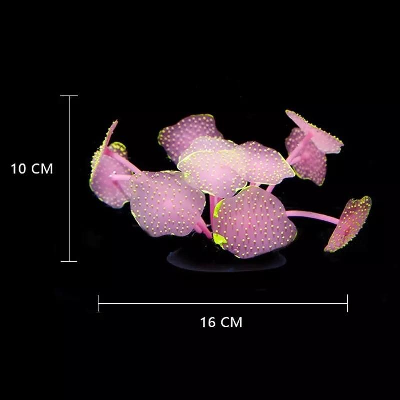 Silicone Coral Aquarium Decoration Artificial Sucker Coral Fish Tank