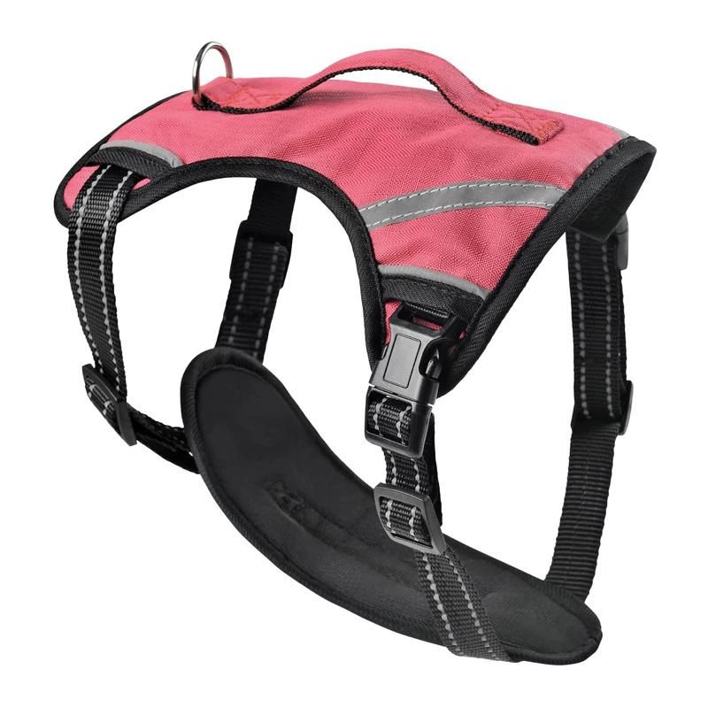 No Pull Reflective Adjustable Soft Padded Dog Harness No-Choke Pet Oxford Vest with Easy Control Handle