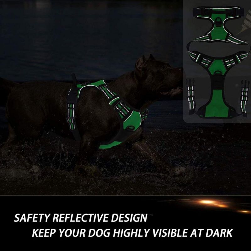 Breathable Chest Padded Mesh Adjustable Reflective Dog Vest