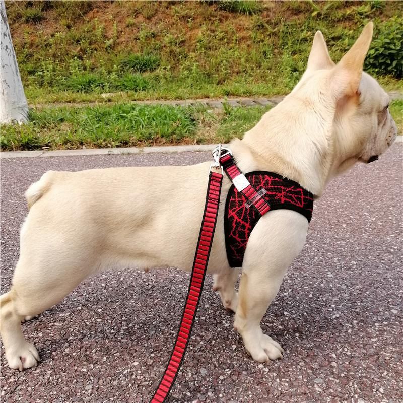 Dog Harness Breathable Mesh No Pull & No Choke Harness Vest for Small Medium Dog Adjustable