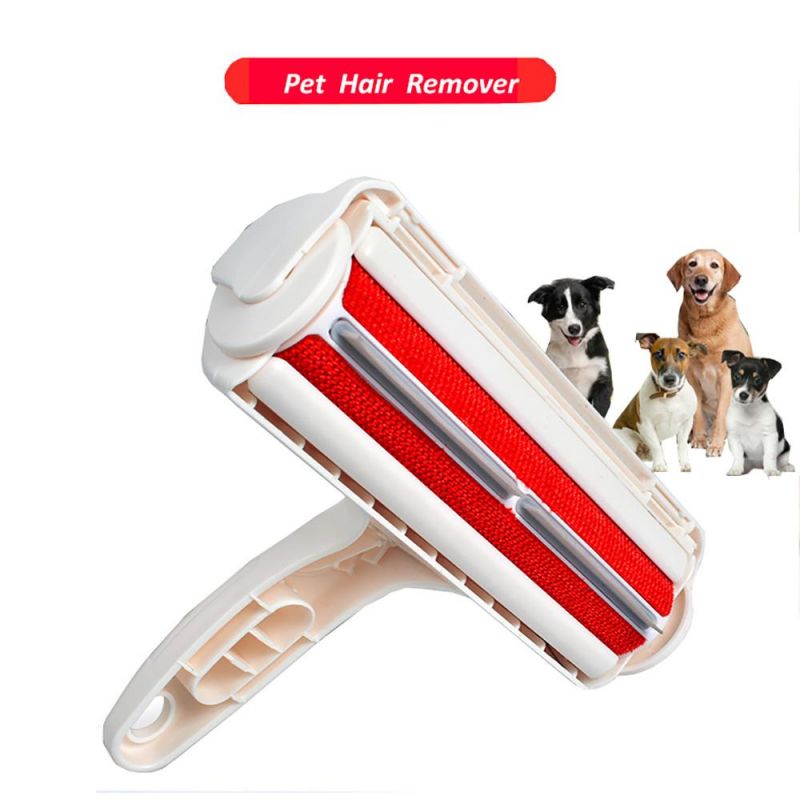 Pet Hair Rolling Remover with Self-Cleaning Base