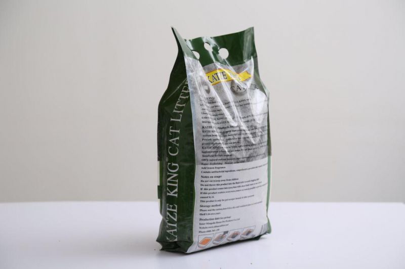 1-3.5mm Yellow Color Bentonite Cat Litter with Strong Clumping