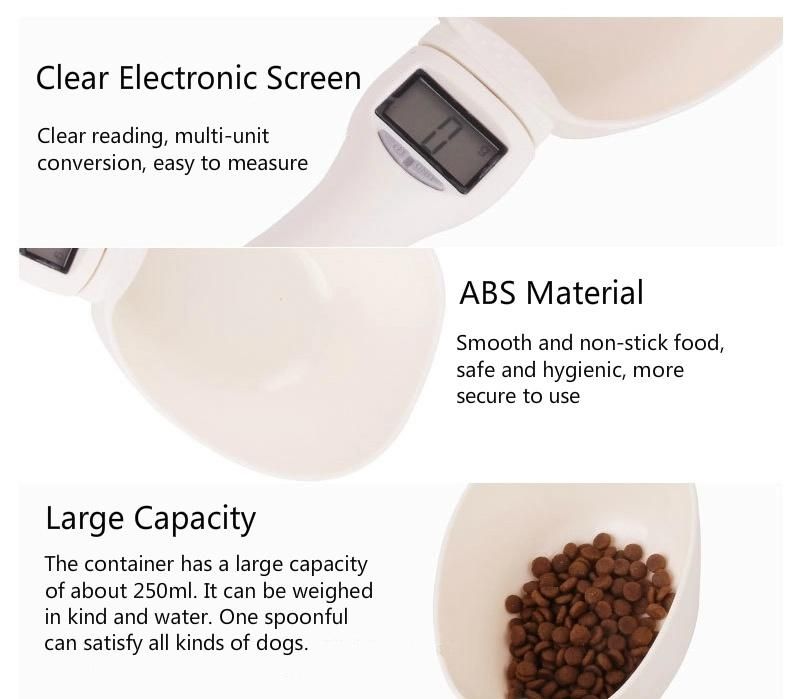 Intelligent Measure Spoon for Dogs Food and Cats Food
