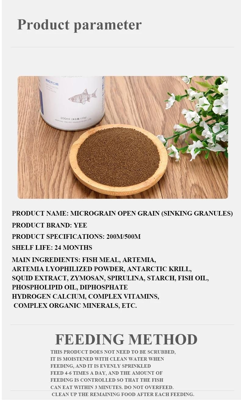 Yee Brine Shrimp Eggs Protect Stomach Aquarium Nutrition Fish Food