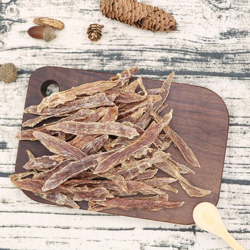 Pet Dog Snacks Handmade Dried Duck Meat Dog Training Reward for Medium-Sized Dogs