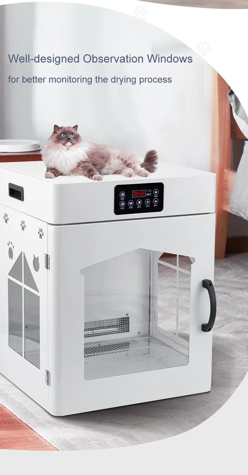 Electric Pet Drying Box with Ozone Cleaning and Heat Circulation