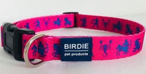 Dog Collar, Pet Collar, Cat Collar, Pattern Collar (Art: pink constellation)