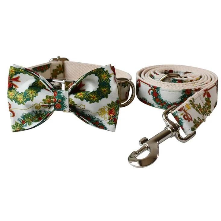 Fast Delivery of Christmas Dog Collar Leash with Small MOQ