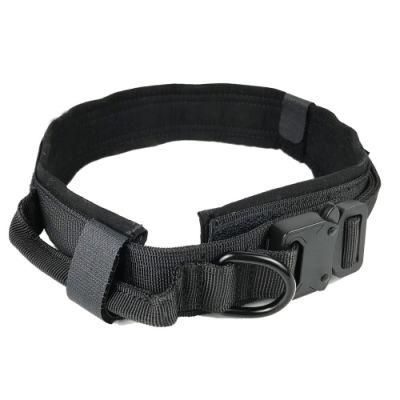 Adjustable Tactical Heavy Duty Control Handle Pet Leash Dog Collar