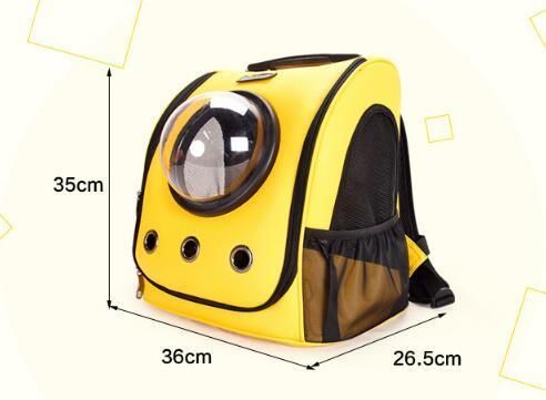 Foldable Pet Carrier Backpack Dog Cat Outdoor Travel Carrier Packbag Portable Zipper Mesh Pet Backpack Pet out Bag Cat Backpack