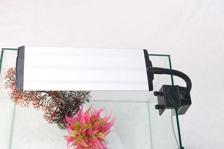 Aquarium LED Clamp Light with Timer 10W on Open Tank