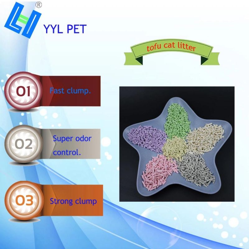 Good Quality Tofu Cat Litter with Odor Control