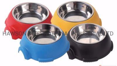 Pet Bowl with Handle Include 1PCS Stainless Steel Bowl