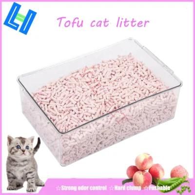 Pet Product: Peach Scent Tofu Cat Litter - Easy Scoop &amp; Flushable