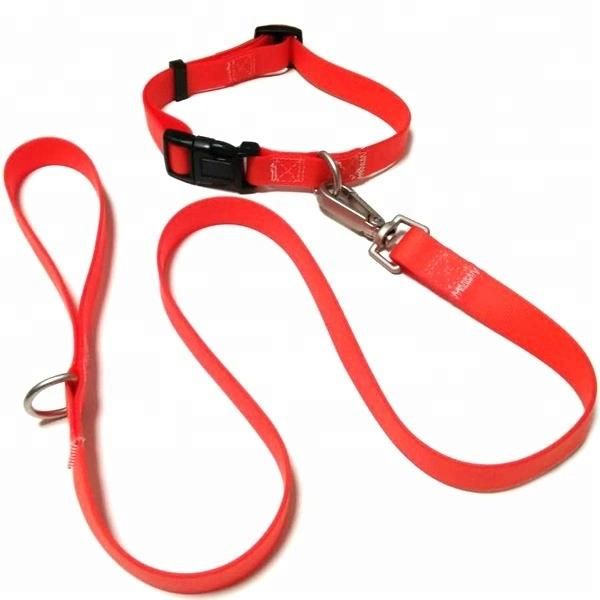 Puppy Silicone Waterproof Hunting Dog Collar Leash