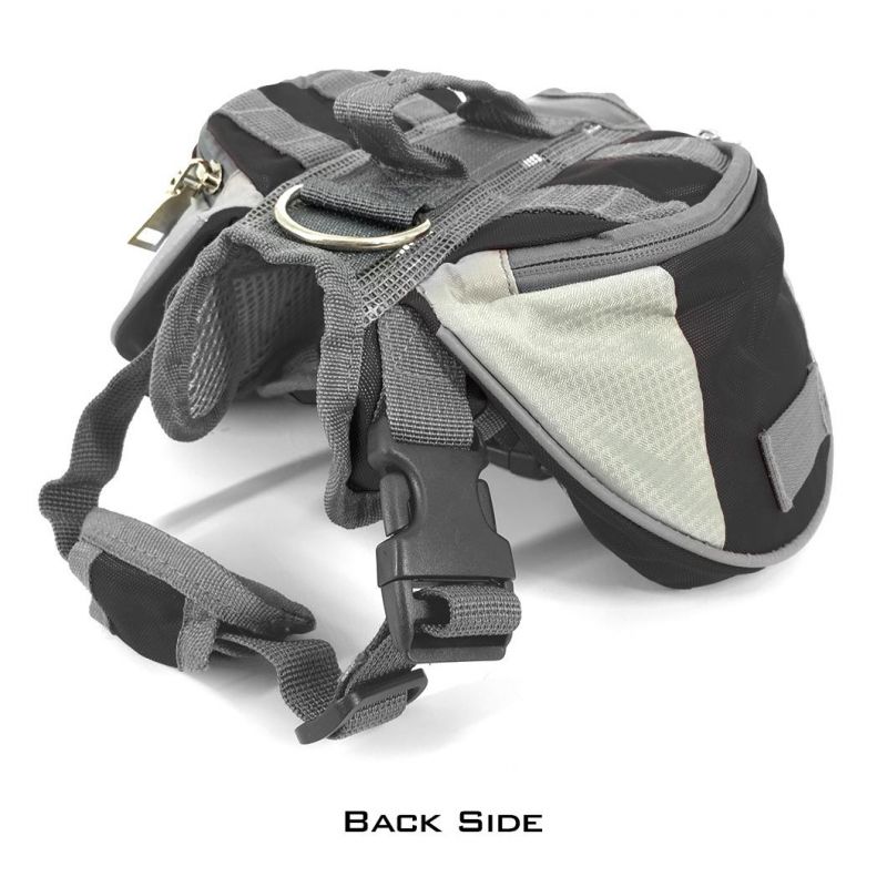 Wholesale Adjustable Outdoor Visiable Durable Hiking Dog Saddle Bag Pet Supply