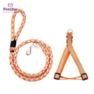 Pet Products Reflective Chest Strap Hand - Knitted Round Rope Dog Leash Dog Chain Dog Leash Pet Supply Wholesale