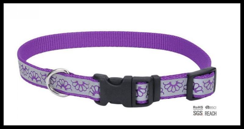 Cheap Reflective Imprinted Safety Pet Dog Cat Puppy Collar