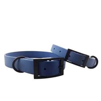 Custom Logo Color PVC Collar Waterproof PVC Pet Dog Cat Collars with Low MOQ