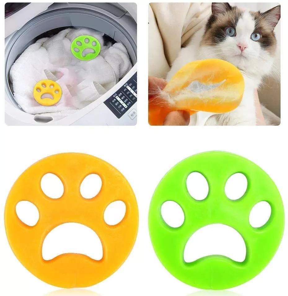 Reusable Sticky Roller Pet Hair Remover for Laundry Floating Pet Fur Hair Removal Device Dog and Cat Fur Catcher