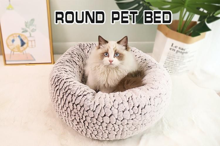 Cat Bed Fluffy Lightweight Bedding Pads for Dogs & Cats Made From Ultra-Comfortable Faux Fur with Anti-Slip Bottom