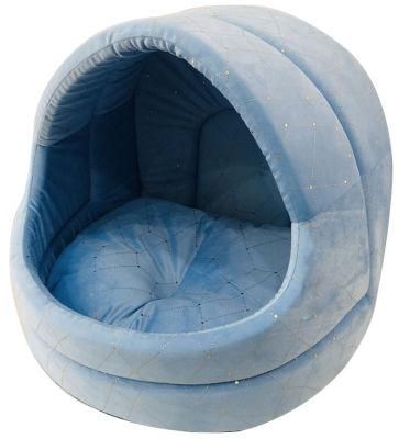 Quiet Time Hooded Cat Pet Bed