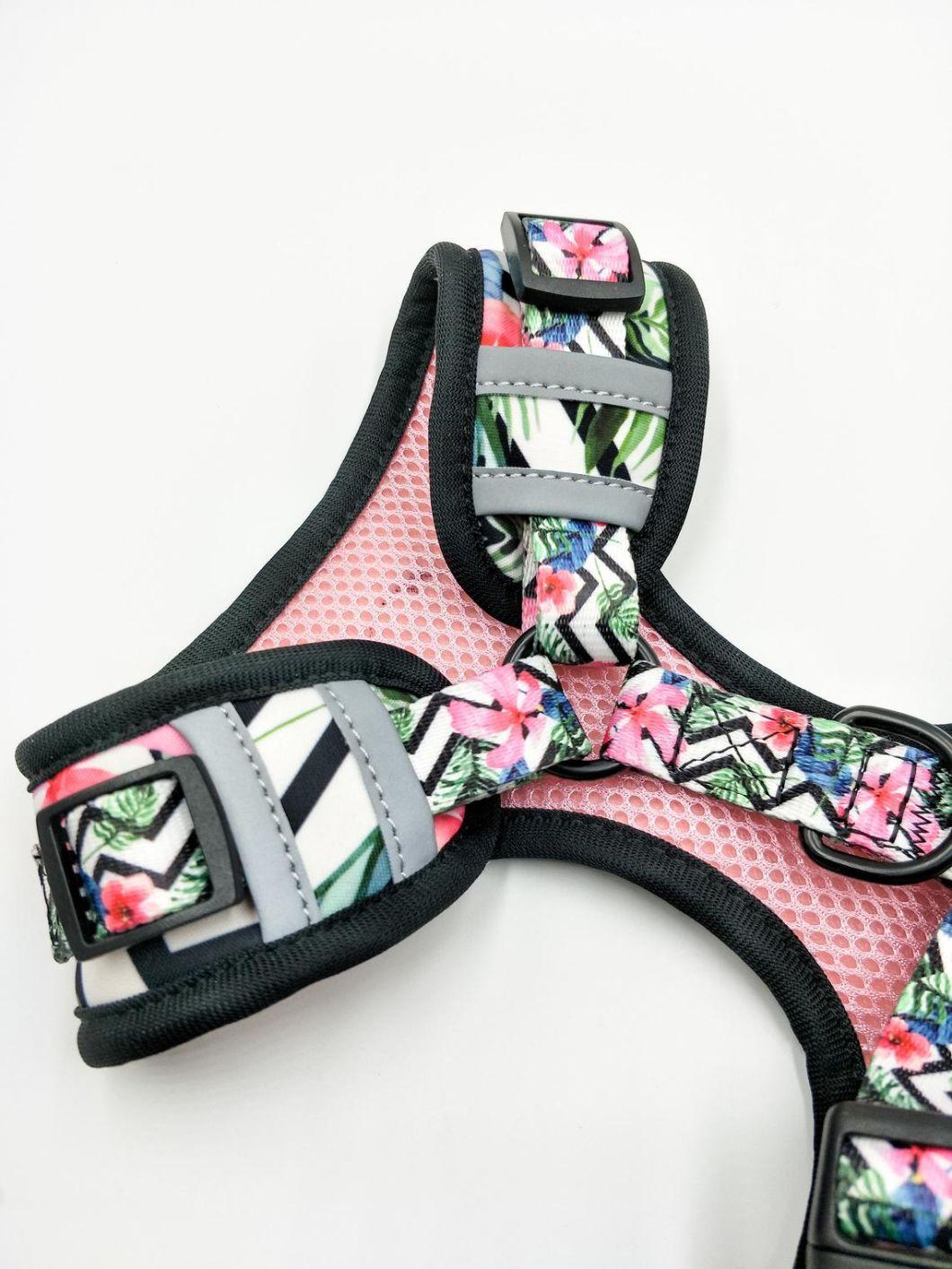 Harness Collar Poo Bag Triangle Binder Saft Belt for Dog-Pets