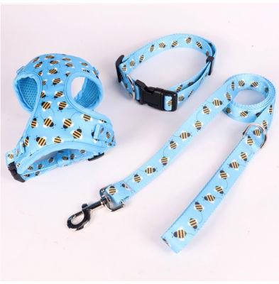 Pet Products Customized Dogs Harness Set Harness Adjustable Multi-Design Pattern Dog Porducts Set