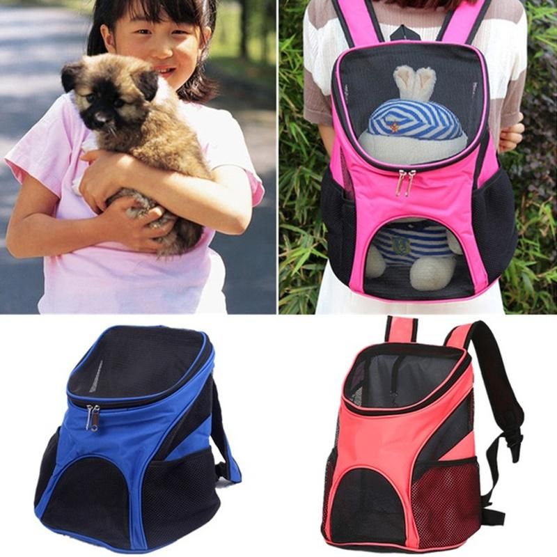 Pet Bag Outing Portable Bag Mesh Bag Breathable Pet Backpack Double Shoulder Backpack